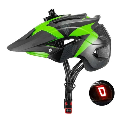 Capacete de Ciclismo com Suporte de Câmera